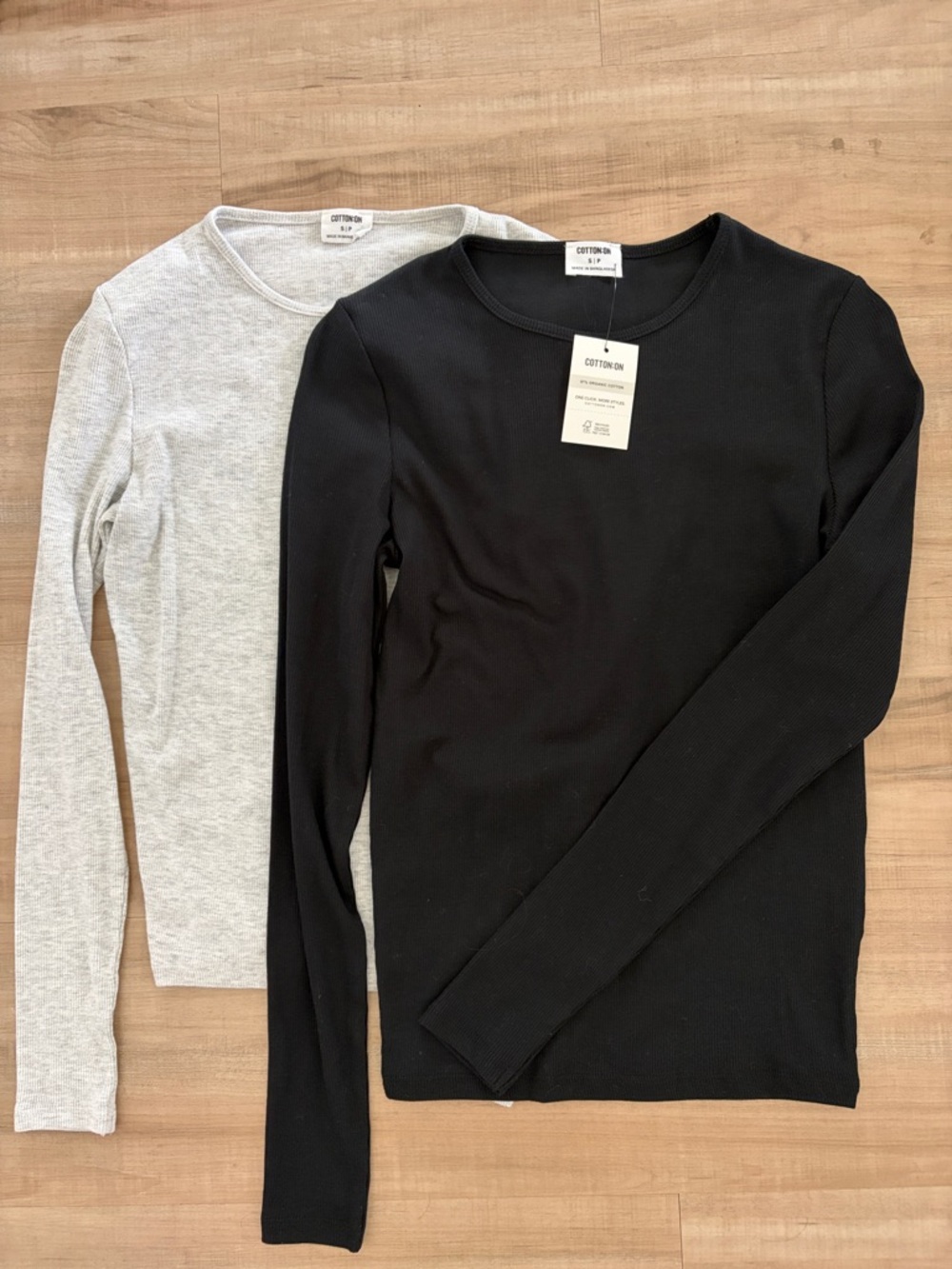 Two Cotton On Ribbed Tops
